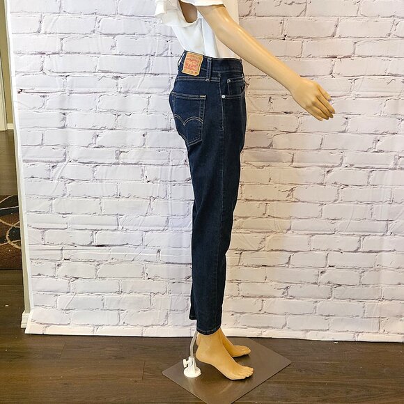 LEVI'S - Vintage 512 Women's slim taper dark wash jeans - Picture 8 of 10